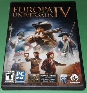EUROPA IV Universaus PC MAC GIOCO - Windows XP VISTA 7 & 8 strategia di guerra tattica - Foto 1 di 1