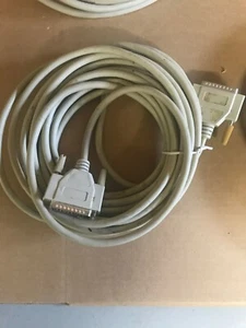 27Ft DB25 Male to  DB25 Male M/M Serial Cable - Picture 1 of 4