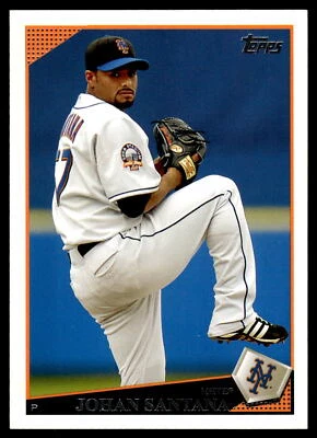2009 Topps #310 Johan Santana Card - Image 1 of 2