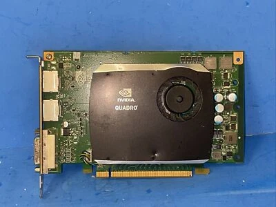 HP NVIDIA Quadro FX 580 (FY945AA) 512 MB GDDR3 SDRAM PCI Express x16 Graphics ad - Image 1 of 4