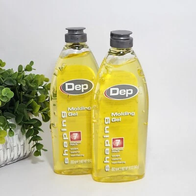 Dep Shaping Molding Gel #7 Strong Hold Sculpt Control Non-Flaking 12 oz Lot of 2 - Image 1 of 2