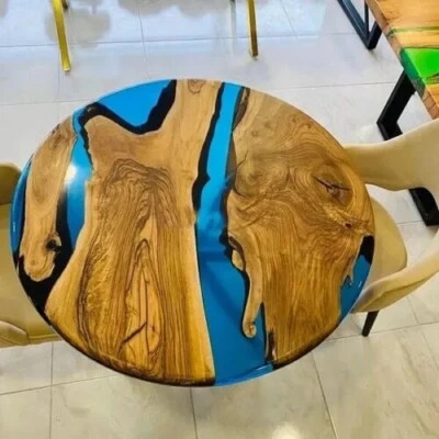 36" Epoxy Dining Table Top / Epoxy Center Table Home Decor - Image 1 of 4