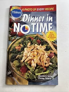 Pillsbury cookbook VTG Dinner in no time 30 minute menu supper quick family meal - Picture 1 of 24