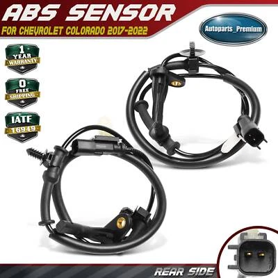 Sensor de velocidad de rueda ABS para conductor trasero y pasajero 2 piezas para Chevrolet Colorado 17-22 Foto 1 de 4