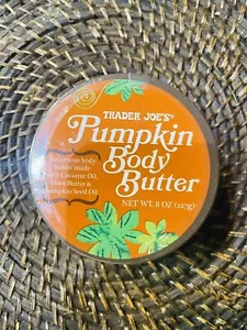 Trader Joe's Pumpkin Body Butter w/ Coconut Oil & Shea Butter Lotion 8oz. 2x - Picture 1 of 2