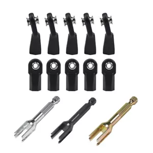 Straight Angled M4 Rod Ends 7mm Pivot Ball Tool for 1/10 RC Crawler TRX4 SCX10 - Picture 1 of 24