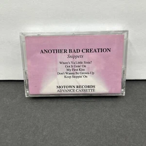 ANOTHER BAD CREATION, SNIPPETS MOTOWN ADVANCED PROMO CASSETTE RARE - Picture 1 of 5