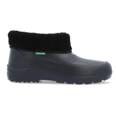 DEMAR EVA Gummistiefeletten gefüttert leicht Gummistiefel Clogs Winterschuhe BBL