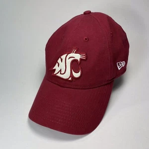 Gorra ajustable Washington State Cougars para mujer granate brillo logotipo New Era - Imagen 1 de 5