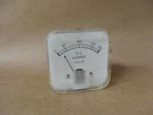 EMICO D.C. AMPERES PANEL METER 0-200 AMPS - Picture 1 of 2