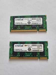Crucial 1GB 200PIN DDR2 SODIUM 128MX64 - Picture 1 of 4