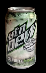 RARA Mtn Mountain Dew Game Fuel Call Of Duty MW3 Soda Can Bottom Open Rarität 2011 - Bild 1 von 15