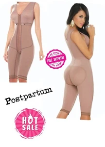 Colombian Faja Garment Body Shaper EnFajate Knee Length Post Surgery Compression - Picture 1 of 2