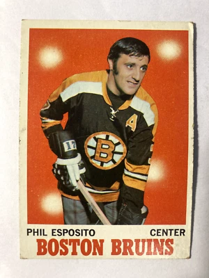 1970-71 Phil Esposito Hockey Card #11 - Boston Bruins - Image 1 of 2