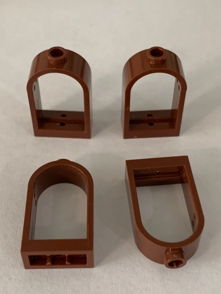 LEGO Parts 30044 (4pcs) Window 1x2x2 2/3 Rounded Top Choose color - Image 1 of 1
