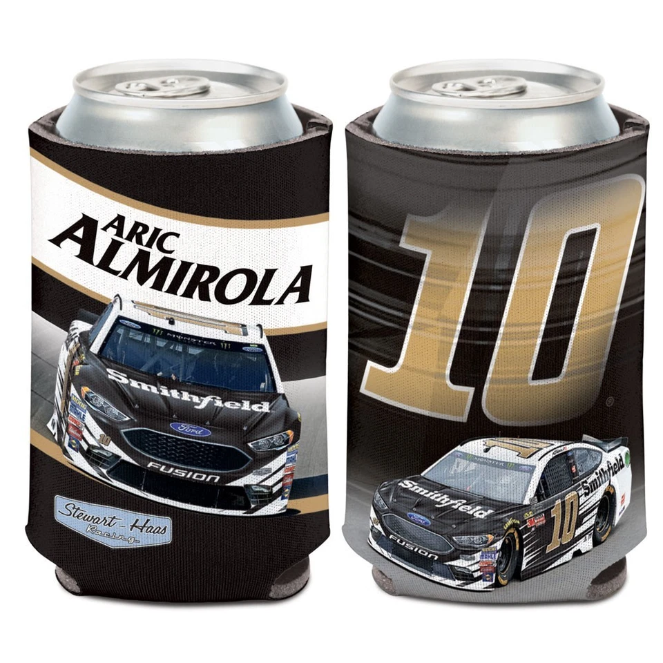 Aric Almirola 2018 Wincraft #10 Smithfield 12oz Can Coolie FREE SHIP! - Image 1 of 1