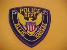 ELLIS KANSAS POLICE PATCH SHOULDER SIZE UNUSED