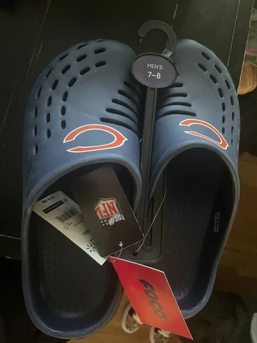 FOCO Chicago Bears NFL Men’s  Clog - Small 7-8 Cover