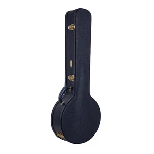 Estuche de madera Crossrock Relief Series para resonador de 5 cuerdas Banjo-Ocean Blue - Imagen 1 de 6