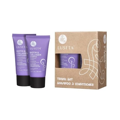 Luseta Biotin Collagen Strength Shampoo&Conditioner Prevent Hair Loss 1.01oz Set - Image 1 of 4