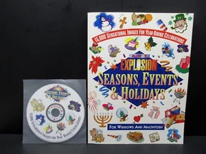 Art Explosion Seasons, Events & Holidays, Nova 1998, Never Used, No Box - Picture 1 of 1