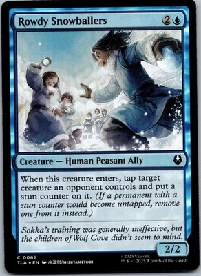 Rowdy Snowballers Foil Avatar: The Last Airbender 68 NM - Image 1 of 2