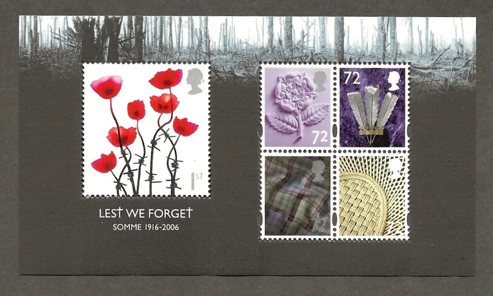 Great Britain 2006 - Lest we Forget - - Miniature Sheet - MNH [948 - Image 1 of 1