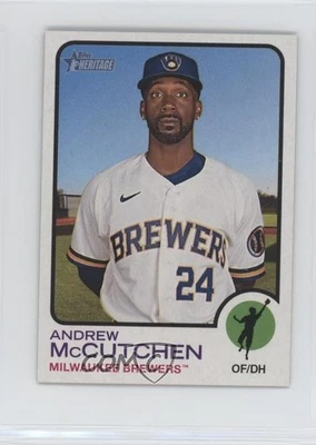 2022 Topps Heritage High Number Mini /100 Andrew McCutchen #508 - Image 1 of 2