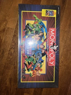 MONOPOLY Justice League of America Collector's Edition 1999 - New Sealed - Image 1 of 4