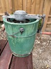 Vintage Fre-Zee-Zee Freezer Wood Barrel Ice Cream Maker Hand Crank Green 1931