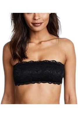 Sujetador Cosabella Never Say Never Flirty Bandeau negro para mujer Foto 1 de 2