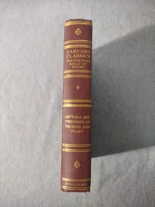 Harvard Classics Vol 9 Letters Treatises of Cicero Pliny 1909 - Bild 1 von 5