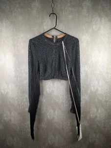 The Dolls House Women's Top & Fringed Trousers Black Small S Size 8 - Picture 1 of 8