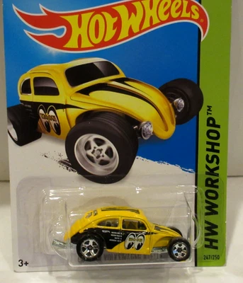 Hot Wheels Workshop 2014 ~ Mooneyes Volkswagen Beetle ~ leer ~ Foto 1 de 4