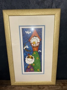 John James limitierter Druck "romeo und eweliet" Cartoon Schaf gerahmt und montiert - Bild 1 von 8