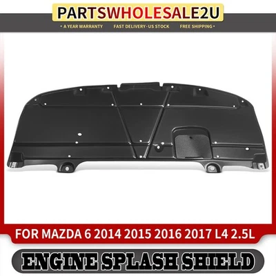 Protector contra salpicaduras del motor delantero debajo de la cubierta para Mazda 6 2014 2015 2016 2017 2,5 L Foto 1 de 4