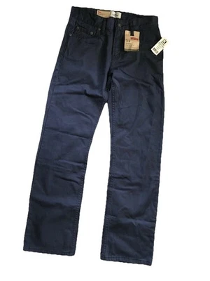 Calça jeans NOS masculina LEVIS 514 perna reta fina tamanho 14 aba branca 27 x 27 nova com etiquetas - Imagem 1 de 4