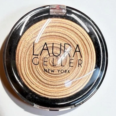 Laura Geller NY Gilded Honey Baked Gelato Swirl Illuminator .16oz. Made in Italy - Image 1 of 3