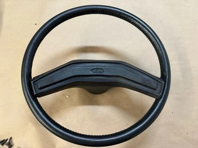 1978-1986 78-86 Ford Truck Bronco van Black Oval Sport Steering Wheel OEM - Image 1 of 4