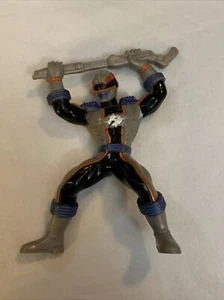 Bandai Power Ranger Operation Overdrive Figure Black Cake Topper Figure 3.5” - Picture 1 of 2
