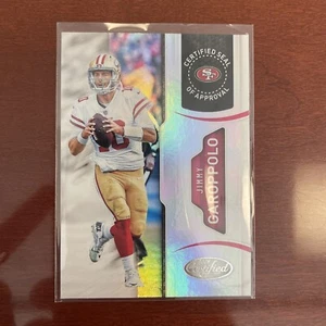 Jimmy Garoppolo 2018 Certified Seal of Approval #18 - Picture 1 of 2