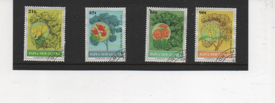Papua New Guinea stamps 1992 Trees set of 4 Very Fine Used SG975-978 - Image 1 of 1