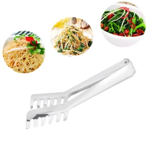 Bread Tongs Noodles Spoon Sandwich Serving Pasta Round Head - Picture 1 of 12