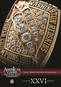 NFL AMERICAS GAME: WASHINGTON REDSKINS SUPER BOWL XXVI NEW DVD - Picture 1 of 1