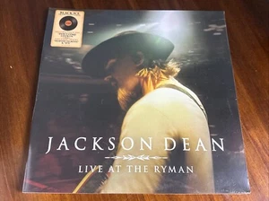 Live at the Ryman by Jackson Dean (Record, 2023) Black Ice Transparent Vinyl - Picture 1 of 2