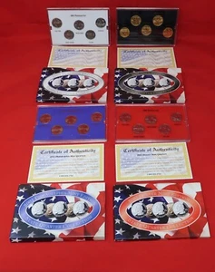 2001 Denver, Philadelphia, Gold, Platinum, State Quarter Collection - Picture 1 of 6