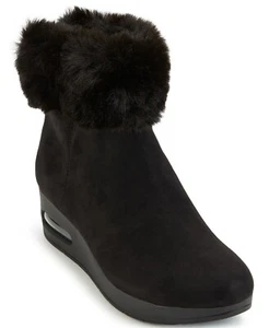New DKNY ABRI-WEDGE ANKLE B BLACK BOOTS – NIB - Multiple sizes available - Picture 1 of 8