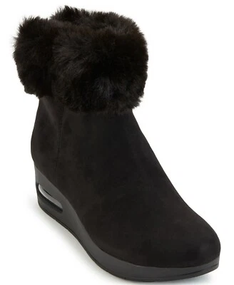 New DKNY ABRI-WEDGE ANKLE B BLACK BOOTS – NIB - Multiple sizes available - Image 1 of 4