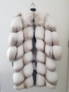 Brand new fox fur coat. Best quality of Royal Saga Furs. Never worn - with tags. - Picture 1 of 8
