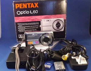 Pentax Optio L60 10.0MP Digital camera . Boxed . Excellent. - Picture 1 of 12